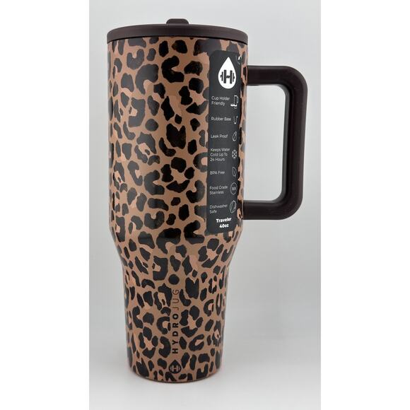 Hydrojug 40oz Traveler, SAVANNA LEOPARD - Picture 1 of 5